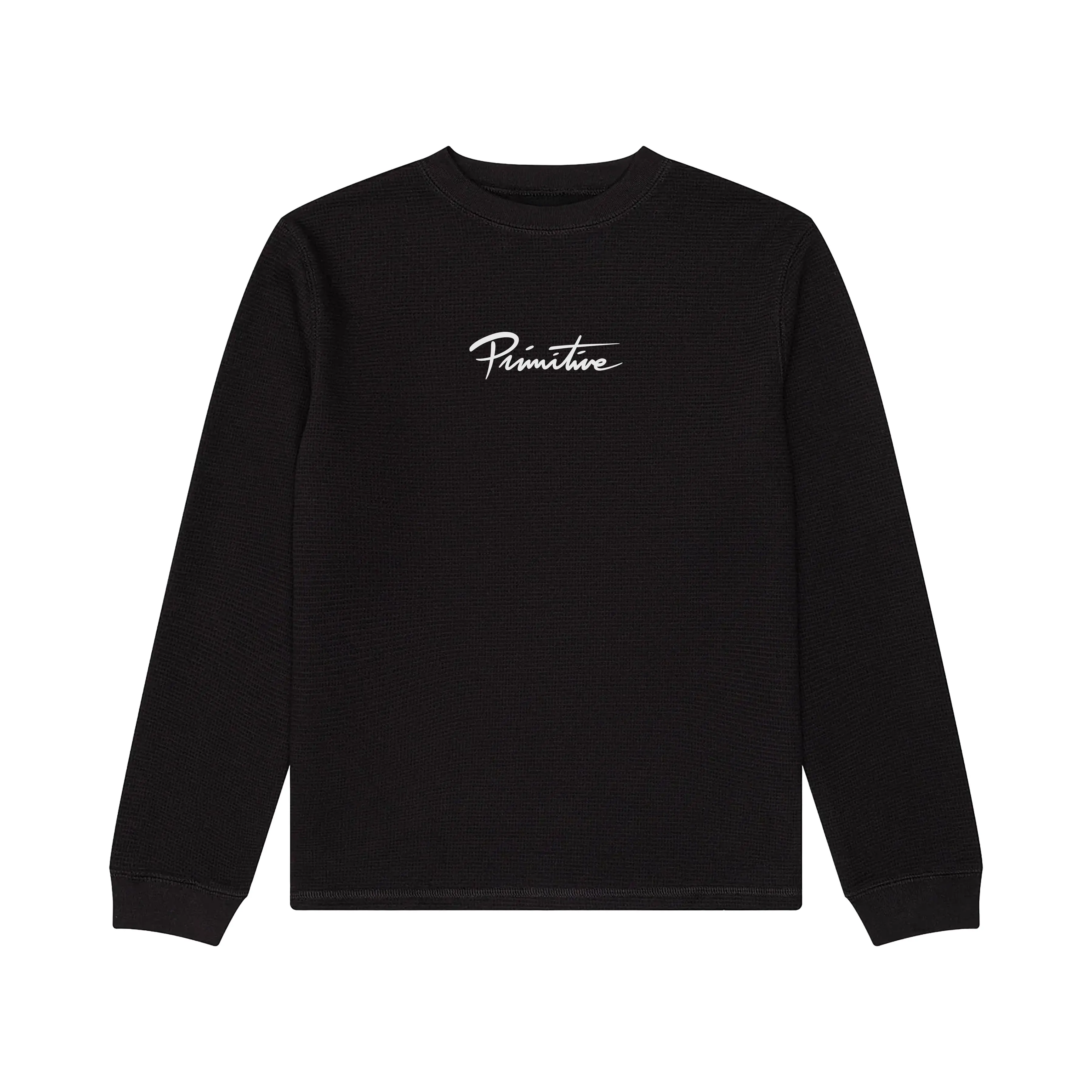 PRIMITIVE APPAREL Men's Nuevo Long Sleeve Thermal T-Shirt, Heavyweight 350gsm Cotton Graphic Print Casual Apparel, Fabric, Menswear, Tshirt, Long Men's Long-Sleeve T-Shirts