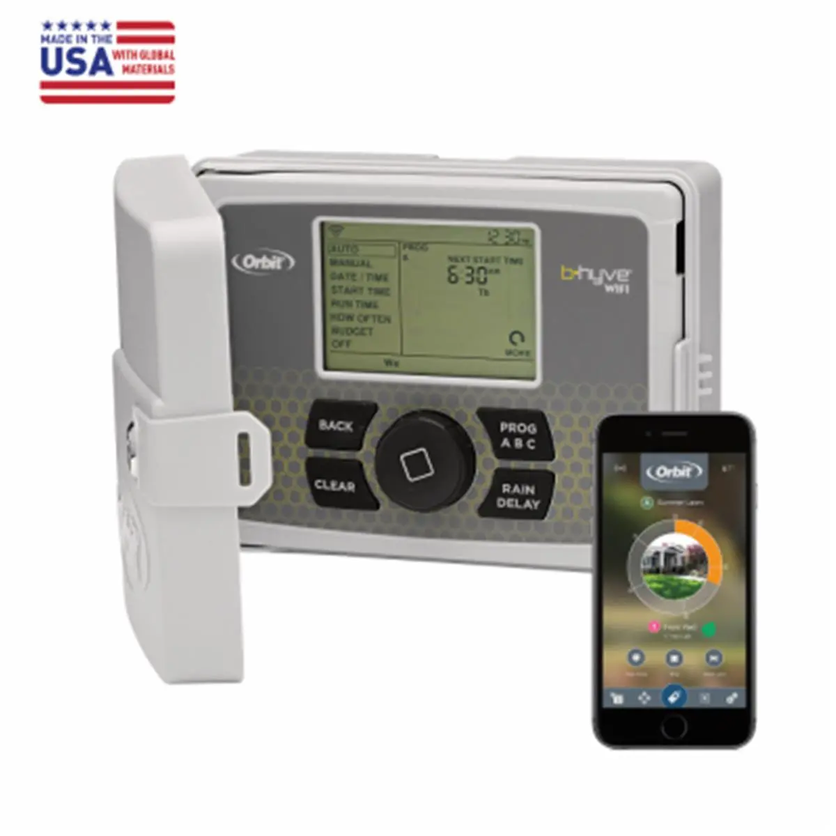 212 MAIN 12-Station Smart Watering Timer - Orbit Irrigation Products 215928, Efficient Automatic Watering System