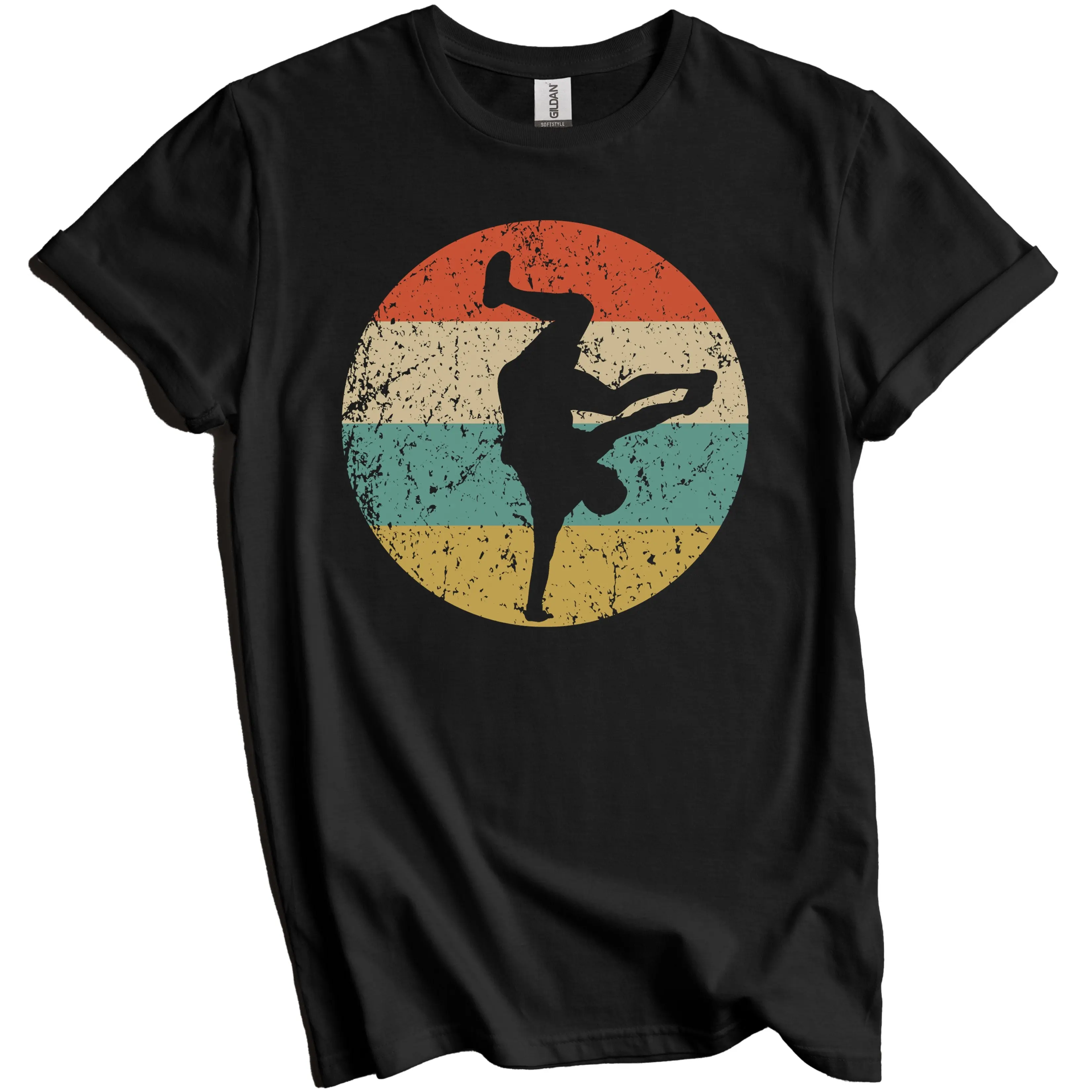 Breakdancing Shirt - Breakdance Shirt - Breakdancer Gift - Breakdancing Retro B Boy Breakdance Icon T-Shirt