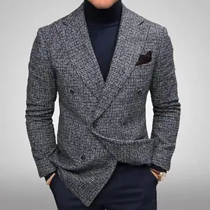 Autumn Casual Suit Men's British Style Gentleman Casual Suit Jacket Men's