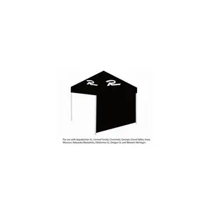 212 MAIN Rivalry Canopy Sidewall - Black, Zippered Side, With Windows