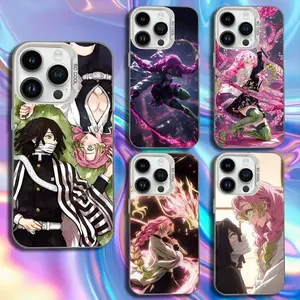 D-Demon S-Slayer Mitsuri Obanai Phone Case For iPhone 17,16,15,14,13,12,11,Mini,Pro,SE,MAX White Matte Shockproof Cover