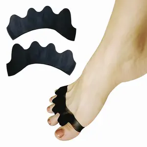 Toe Separators for Women and Men,Toe Spacers for Women,Relieves Overlapping Toes,Bunions Corrector and Hammer Toe Pain,Gel Toe Spreader Separates and Relaxes Toes.2 Pcs