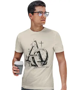 Alpha And Omega T-Shirt Revelation 22:13 Bible Christian Tee Shirt For Men Religious Faith Apparel Fraternity Christian Clothing