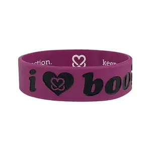 i love boobies! Classic Bracelet - Eggplant