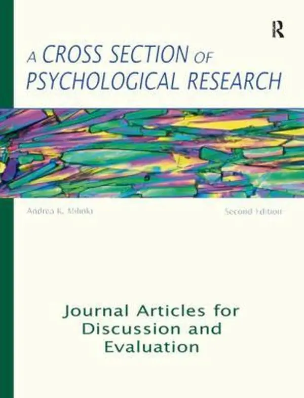 USED-A Cross Section of Psychological Research: Journal Articles for Discussion and Evaluation by Milinki, Andrea K. (Paperback)