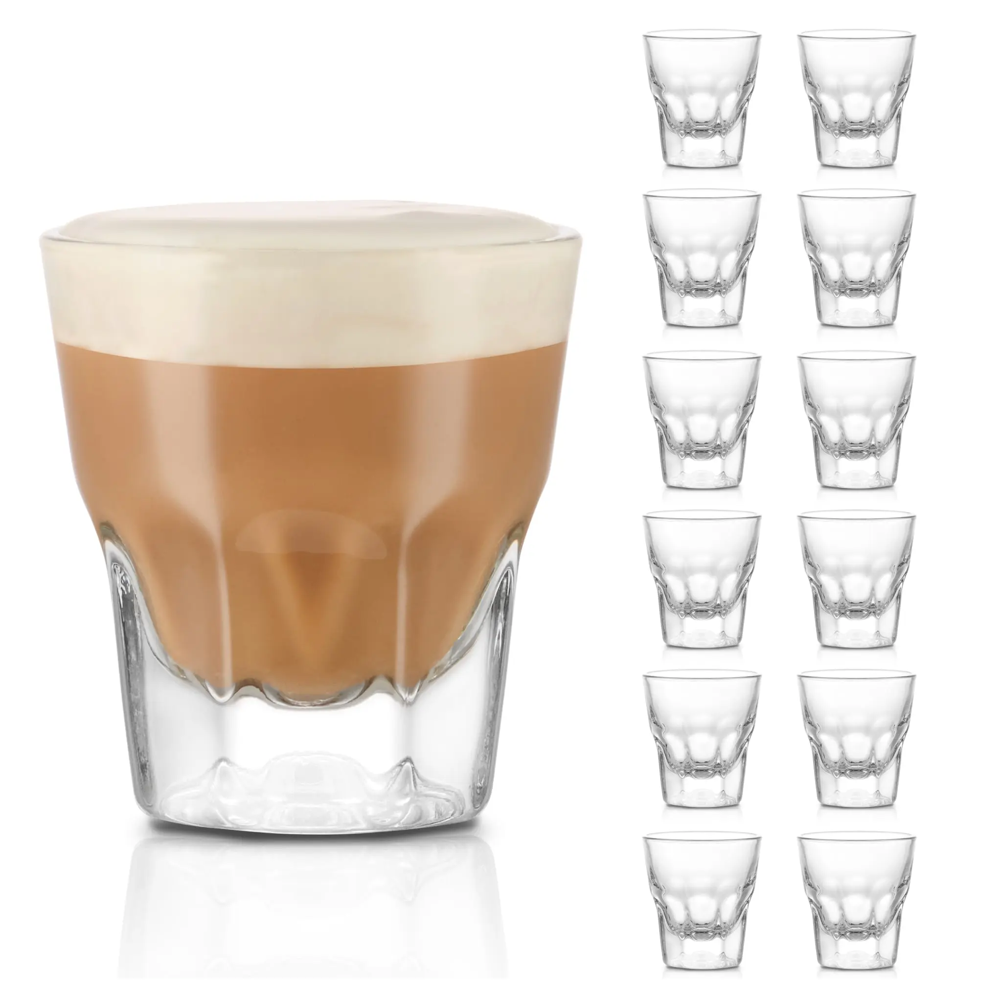 Libbey Gibraltar DuraTuff Cortado Glasses Set of 12, 4.5 Oz Durable  Restaurant Style, Glass Espresso Cups, Drinkware Set for Home, Coffee  Service - TikTok Shop