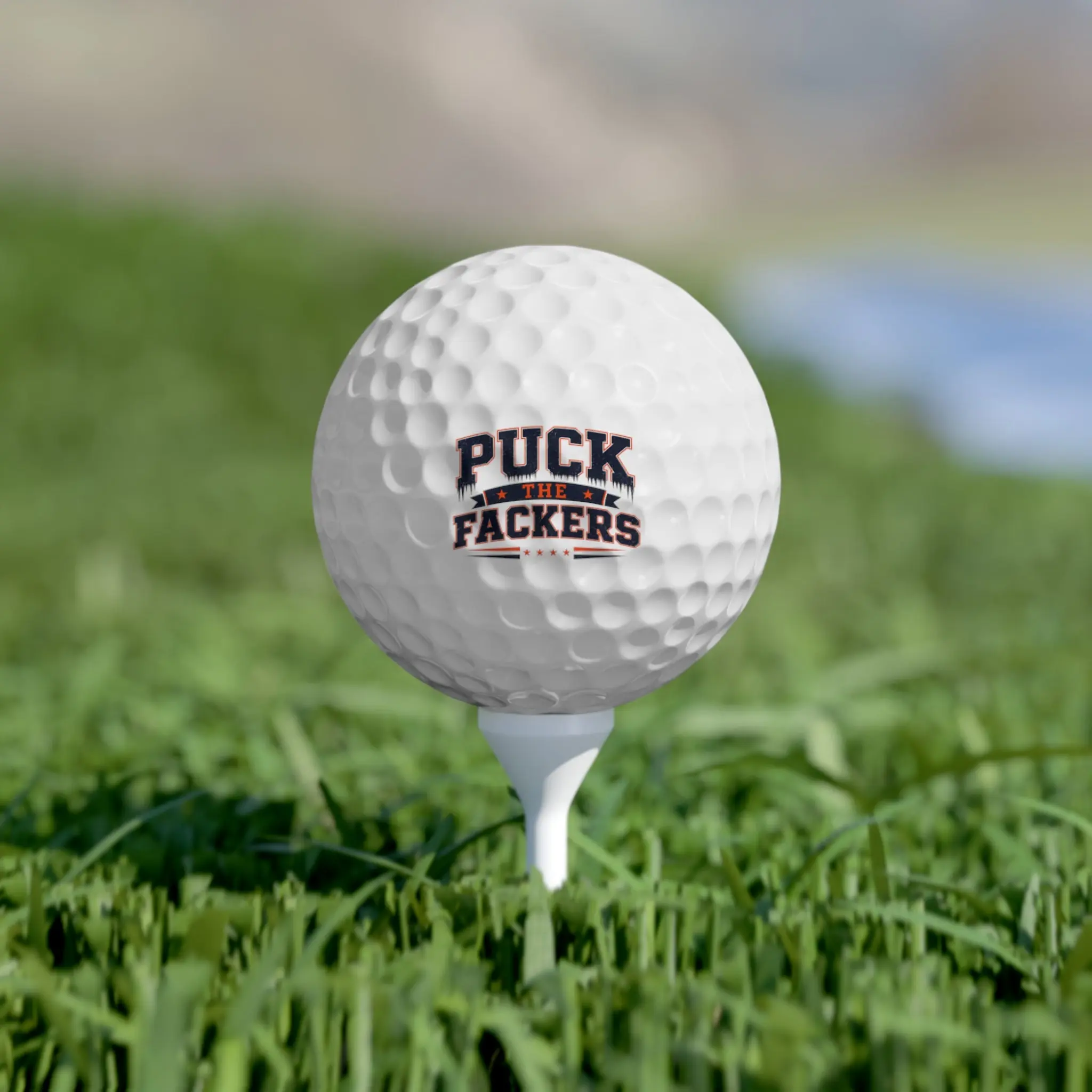 “Puck The Fackers” Golf Balls, 6pcs