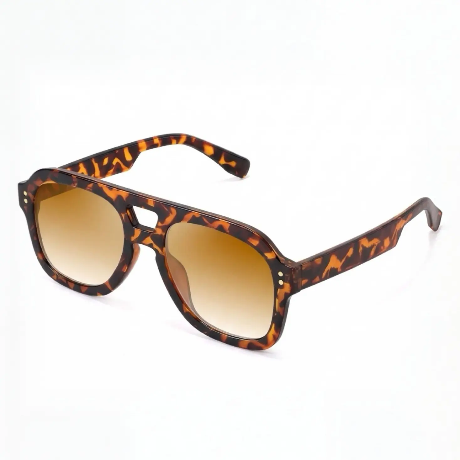 Leopard Frame & Tea Lens（Gold Rivets）
