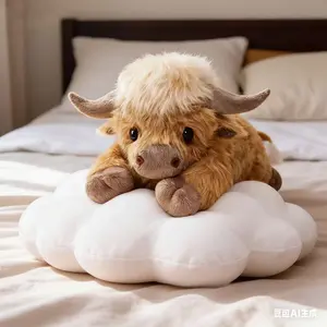 20"|     4 Pounds Highland Cow Weighted Stuffed Animals with Unscented Microwavable Heating Pad, Cute Coolable Heatable Weighted Plush Warm Gift for & Adults Cuddly Teddy Bear Super Soft Fluffy