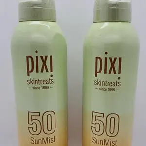 Pixi SkinTreats SPF 50 SunMist Water Resistant Sunscreen, 6 oz., Pack of 2. Comfort, Skin Care, UV Protection, Glowing Skin Facial Flawless Radiance
