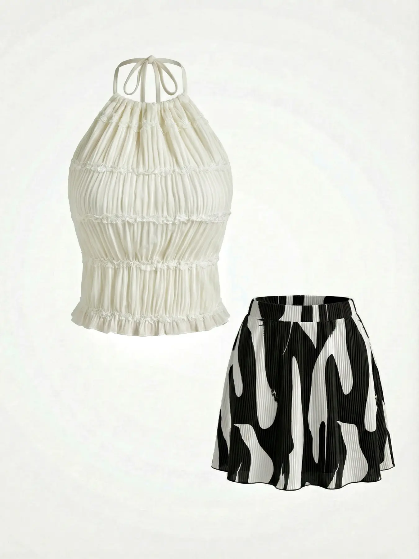 zebra skirt outfit - TikTok Shop