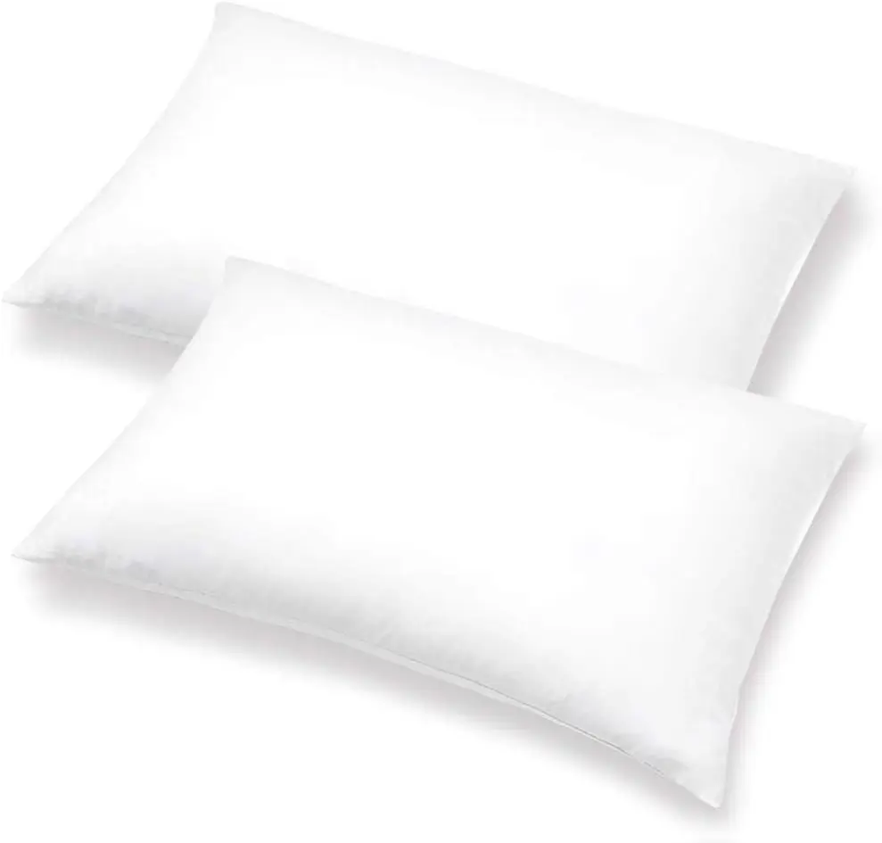 Pillow Inserts - Pack of 2-14" x 20" Rectangular Decorative Throw or Sham for Couch - Bed - Sofa