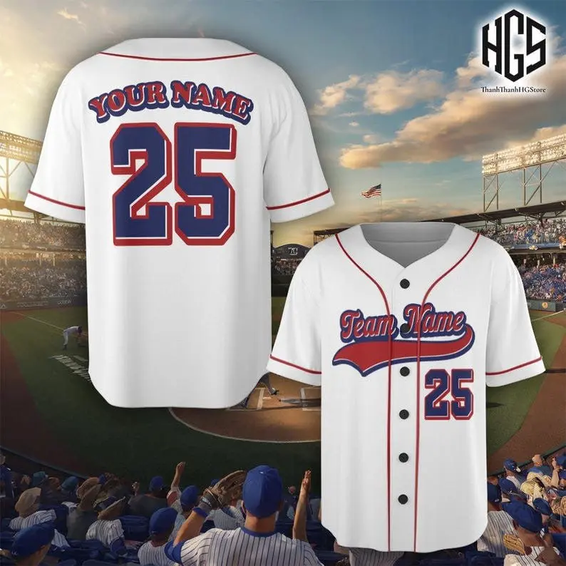 Personalized Team Name Awesome Custom Collection, Custom Team Name And Number Baseball Jersey, Baseball Jersey Uniform For Baseball Fans
