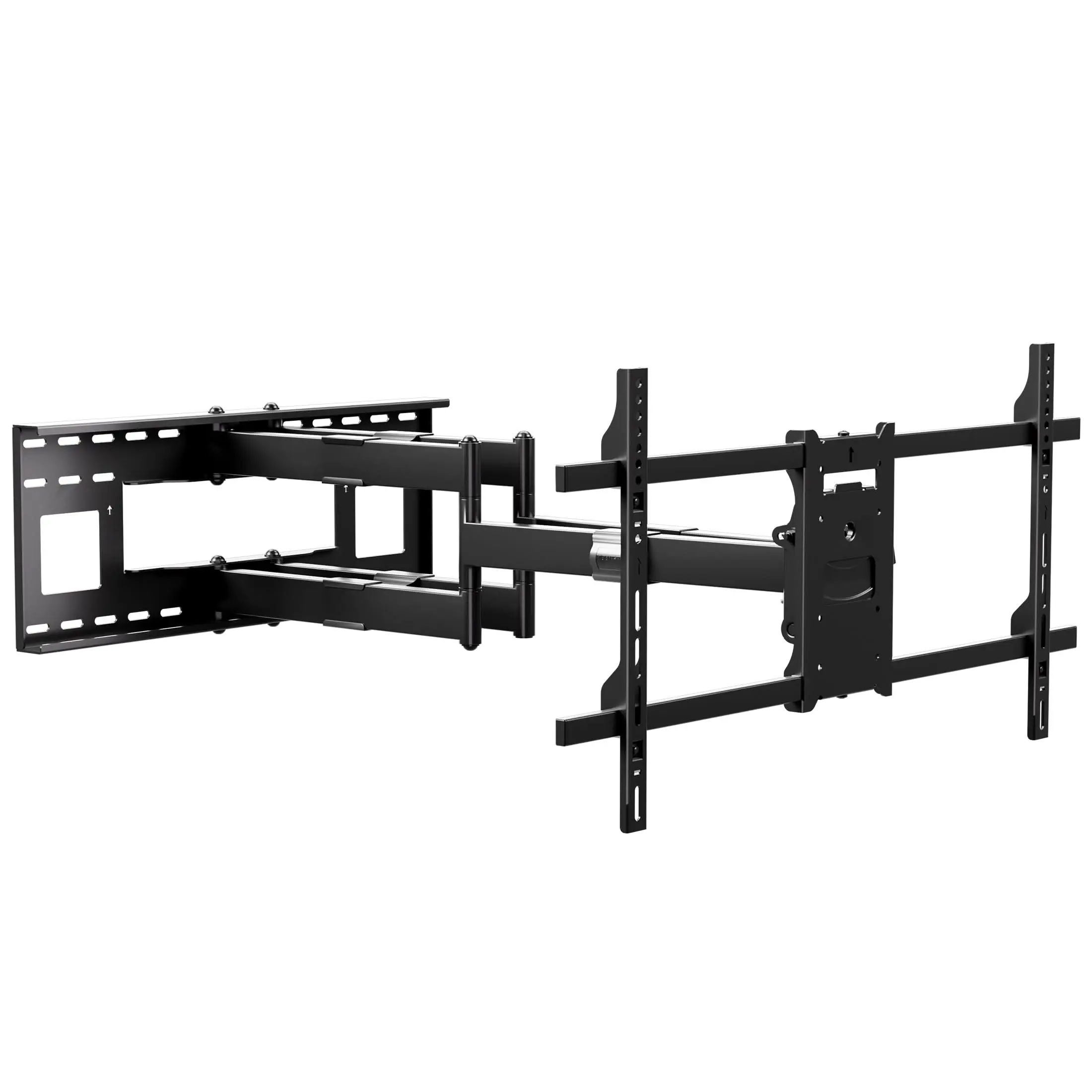Mount-It! Heavy Duty Dual Arm TV Wall Mount with Extra Long 36" Extension Full Motion Tilt Swivel Support for TVs 42" to 90", Tv Holder, Tv Support Bracket