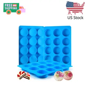 3Pcs Oreo Cookie Chocolate Silicone Mold, 12-Cavity Round