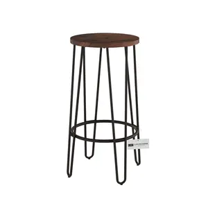 Lavish Home 2 Counter-Height Bar Stools with Hairpin Legs