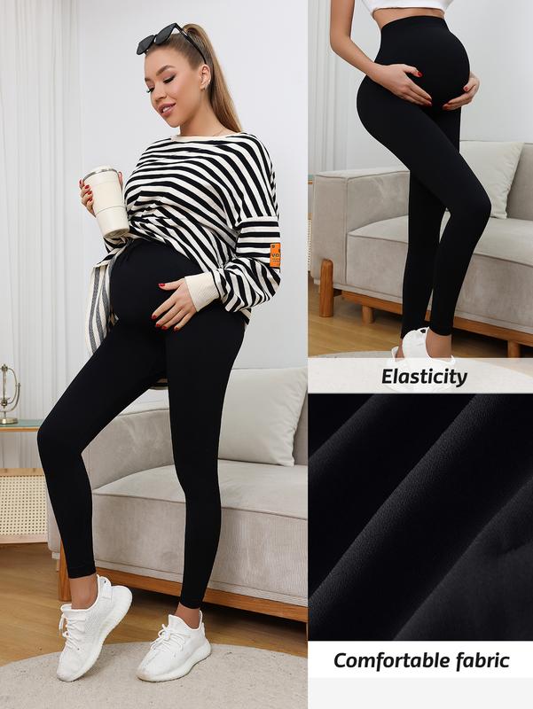YOGA Women's Maternity Leggings, Maternity Yoga Pants, Soft Belly Support, Butt Lift Shaping, Tight and Comfortable, Comfortable Workout, Suitable for Pregnant Moms