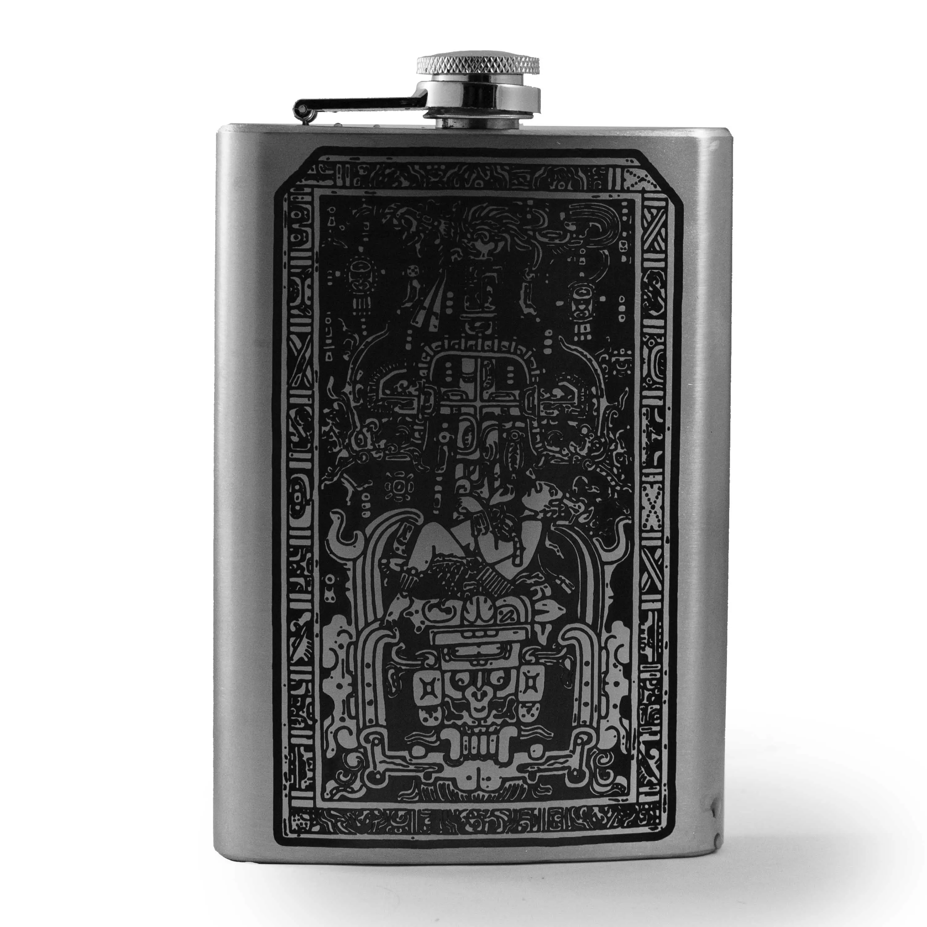 8oz Mayan Astronaut Flask L1