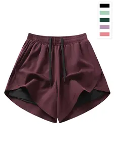 Women's Summer Gym Shorts, Quick-Dry Breathable Fitness Running Shorts, Trendy Versatile Loose Casual Pants, Comfortable Leisure Shorts