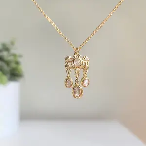 Cinderella inspired Chandelier Pendent Necklace | Fairytale Necklace