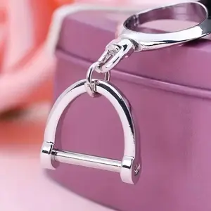 D Shape Ring Buckle for DIY Projects, Wallets, Keychains Accessories, Craft Supplies, Portable Travel Storage Bag Included