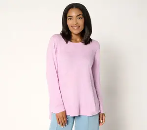 LOGO Principles by Lori Goldstein 100% Cotton Long Sleeve Top