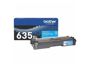 Brother Genuine TN635XLC High Yield Cyan Toner Cartridge, 1 Pack