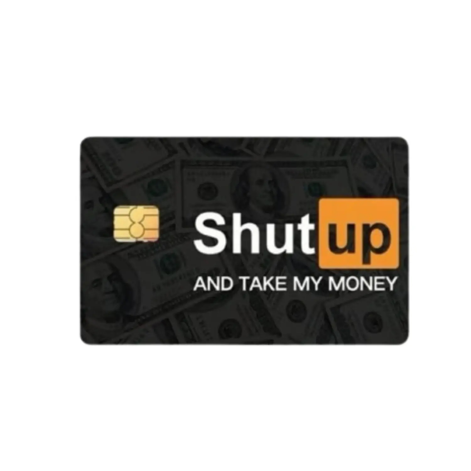 Credit Card Skin - Waterproof Vinyl Funny Debit Card Sticker Cover with Micro Chip Cutout, Removable Skin Cover for Credit, Debit, Transportation & Key Cards, Funny Gift for Friends & Teens
