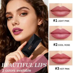 Phpc Long-Lasting Lip Gloss, Moisturizing Three-In-One Peel-Off Lip Glitter, Easy-To-Peel Lip Line, Waterproof, Mirror Shine, High Pigmentation