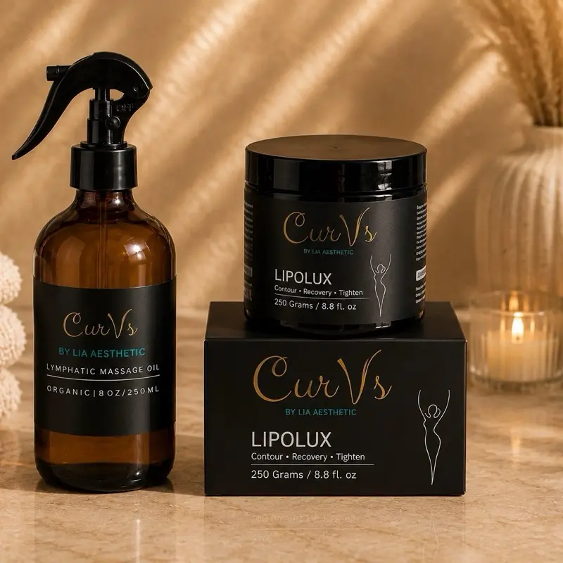 Anti-cellulite Toning cream & Lymphatic massage oil