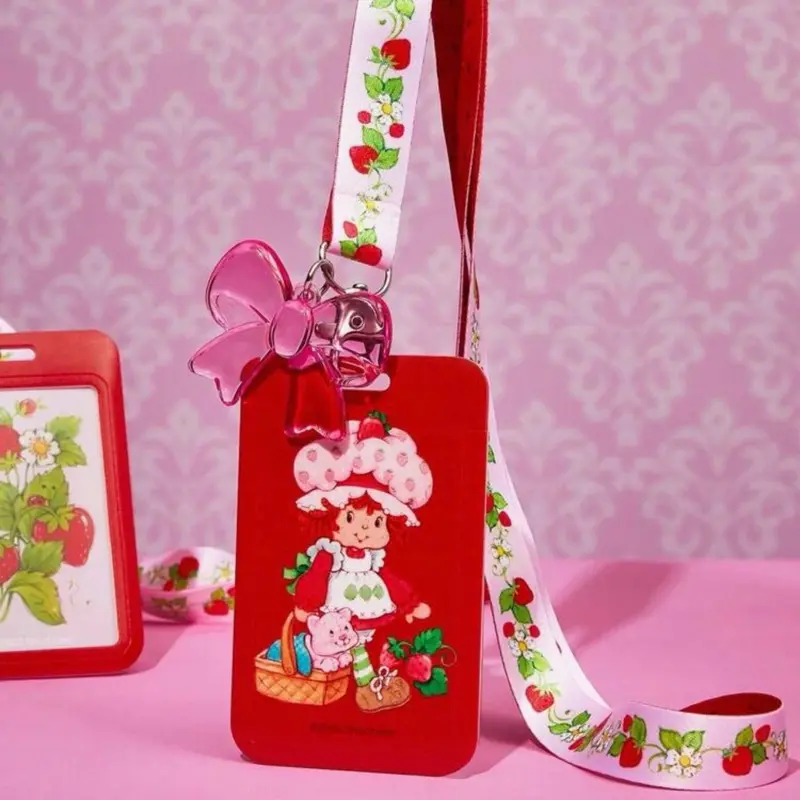 Strawberry Shortcake Berry Cute Lanyard ID Holder