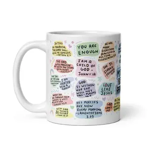 [Sale off up to 65%] My Daily Bible Affirmation Mug, Bible Mug, Bible Verse Mug, Christian, Religious, Scripture, Christian Affirmations