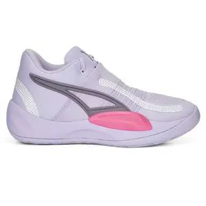 PUMA Mens Rise Nitro Basketball Sneakers Shoes - Purple PUMA Mens Rise Nitro Basketball Sneakers Shoes - Purple