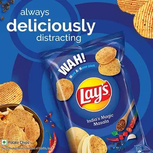 Lays Magic Masala - Spicy Indian Flavor Chips - Snack - Always Deliciously Distracting Packaging