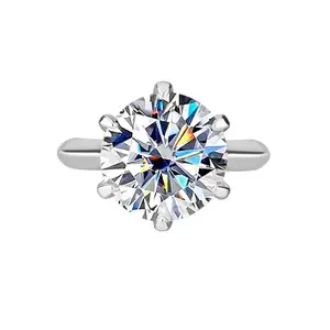 #69 (Dream) 925 Sterling Silver Synthetic Moissanite Ring