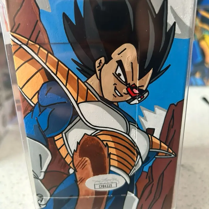 Vegeta 10 signed by Chris sabath and custom by tinsdale