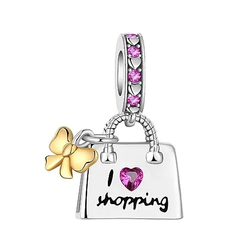 Shopping Bag Dangle Charm