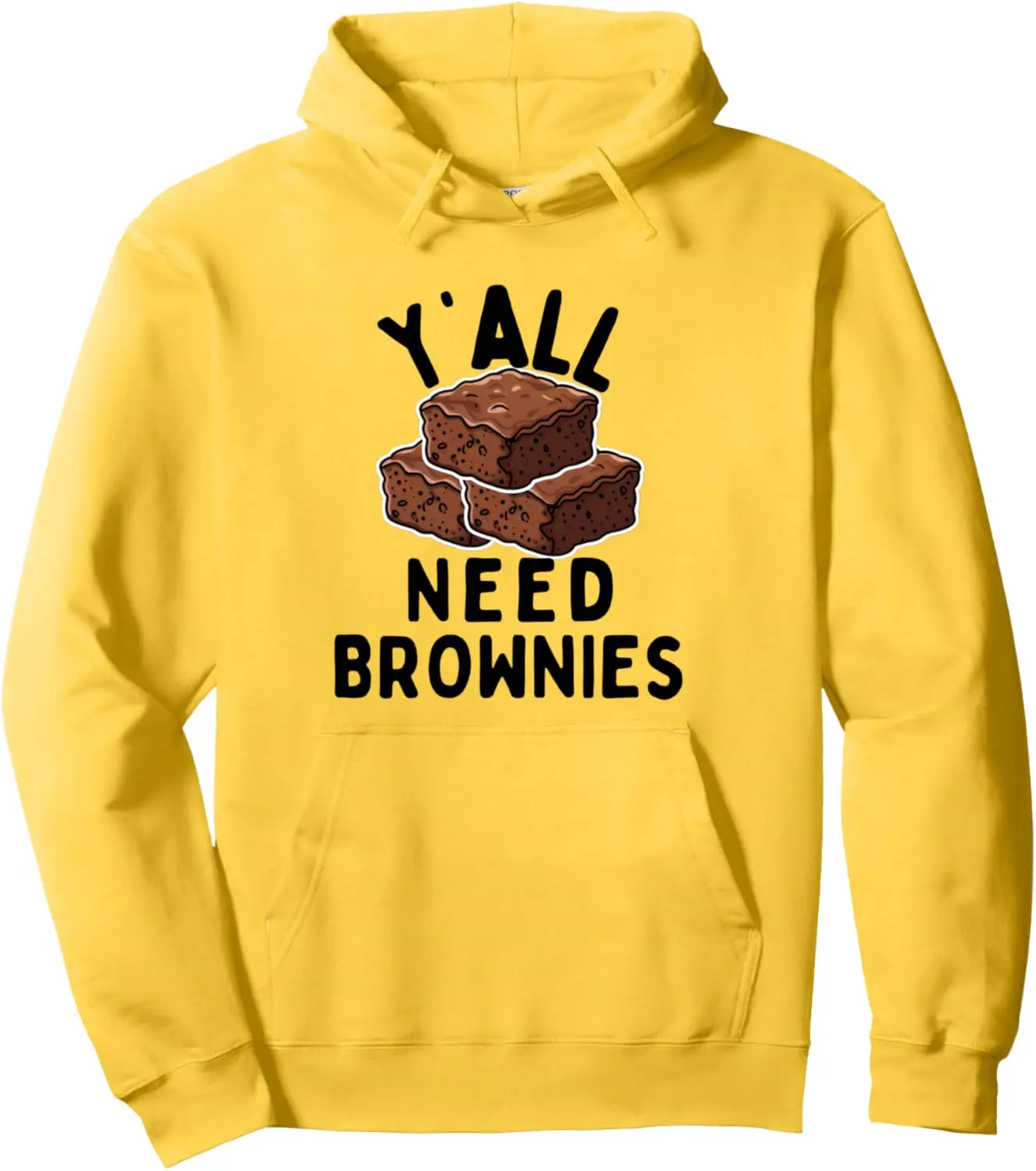 Y'all Need Brownies National Brownie Day Funny Baking Pullover Hoodie 1