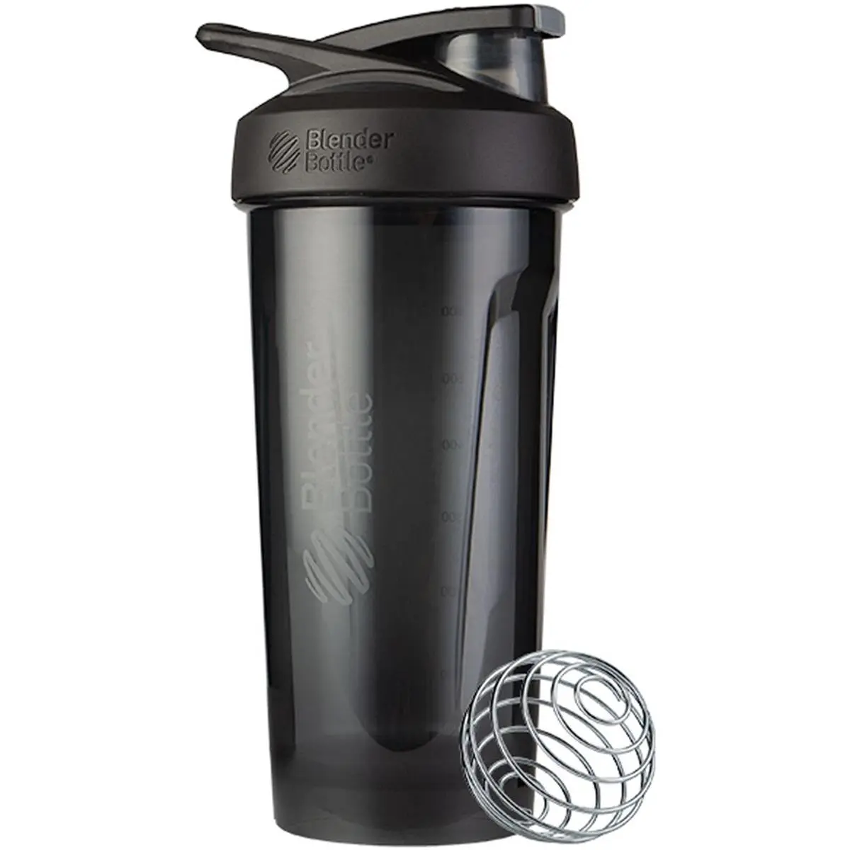 BlenderBottle 28oz Strada Tritan Shaker Bottle - Push-Button Open Lid, Secure Lock, Easy Open & Close, Insulated Sports Bottle, Portable Workout Cup for Protein Shakes, Clip It, Loop It, Hang It (Assorted Colors)