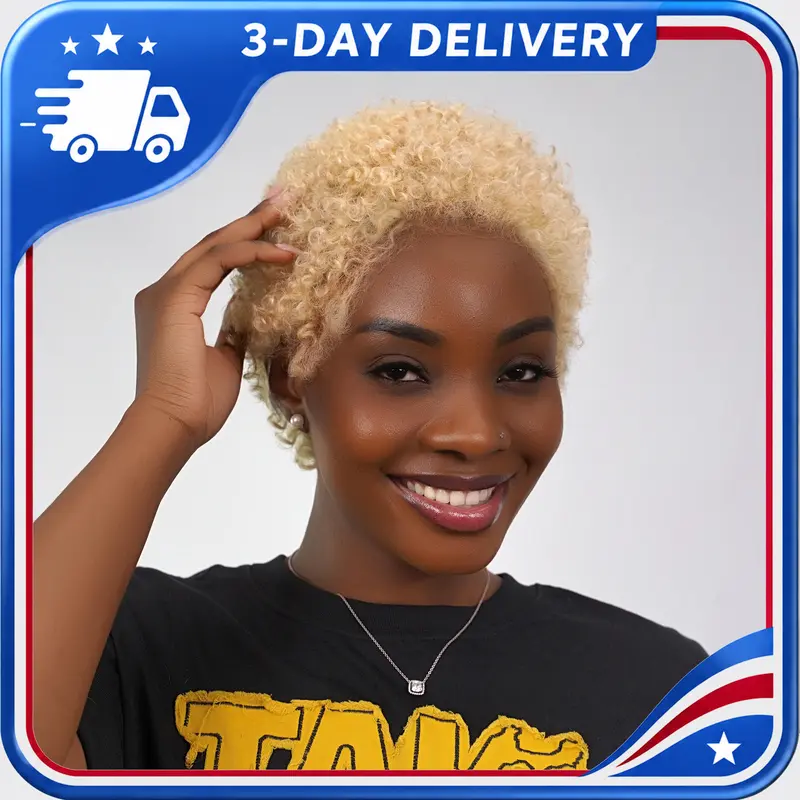 Dultev 13x6 Wear Go Pixie Cut Wigs 009 for Women 180% Density Glueless Lace Front Layered Luxury Beauty Curly HD Human Hair Wig #TikTokShopBackToSchool