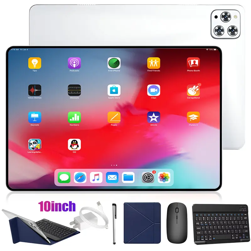 10.1 Inch Android 7.0 Tablet – 2GB RAM, 32GB Storage, Dual SIM, 1280x800 IPS Display, 5MP+13MP Camera, 5000mAh Battery, with Keyboard, Mouse, Stylus & Case