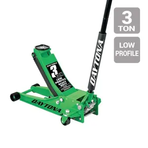 DAYTONA 3 Ton Low-Profile Professional Floor Jack with RAPID PUMP