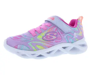 Skechers S Lights Twisty Brights Dazzle Flash Girls Shoes