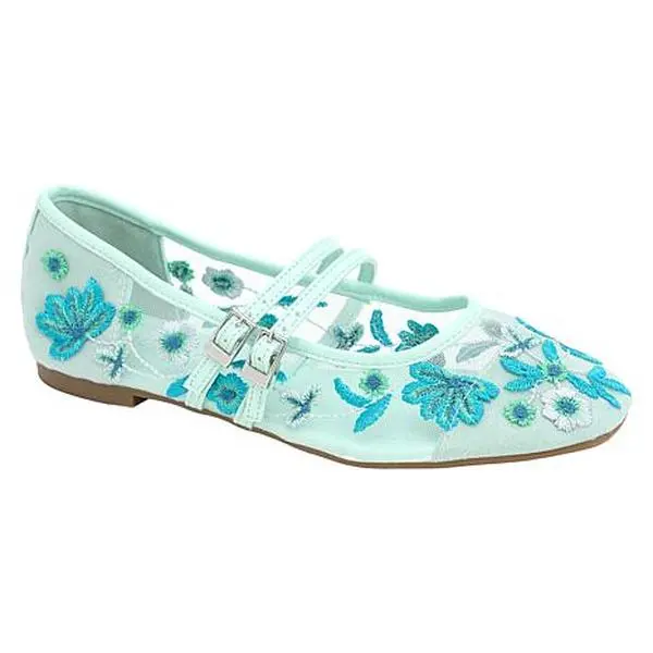 Kenneth Cole Reaction Malibu Nites Embroidered Mary Jane