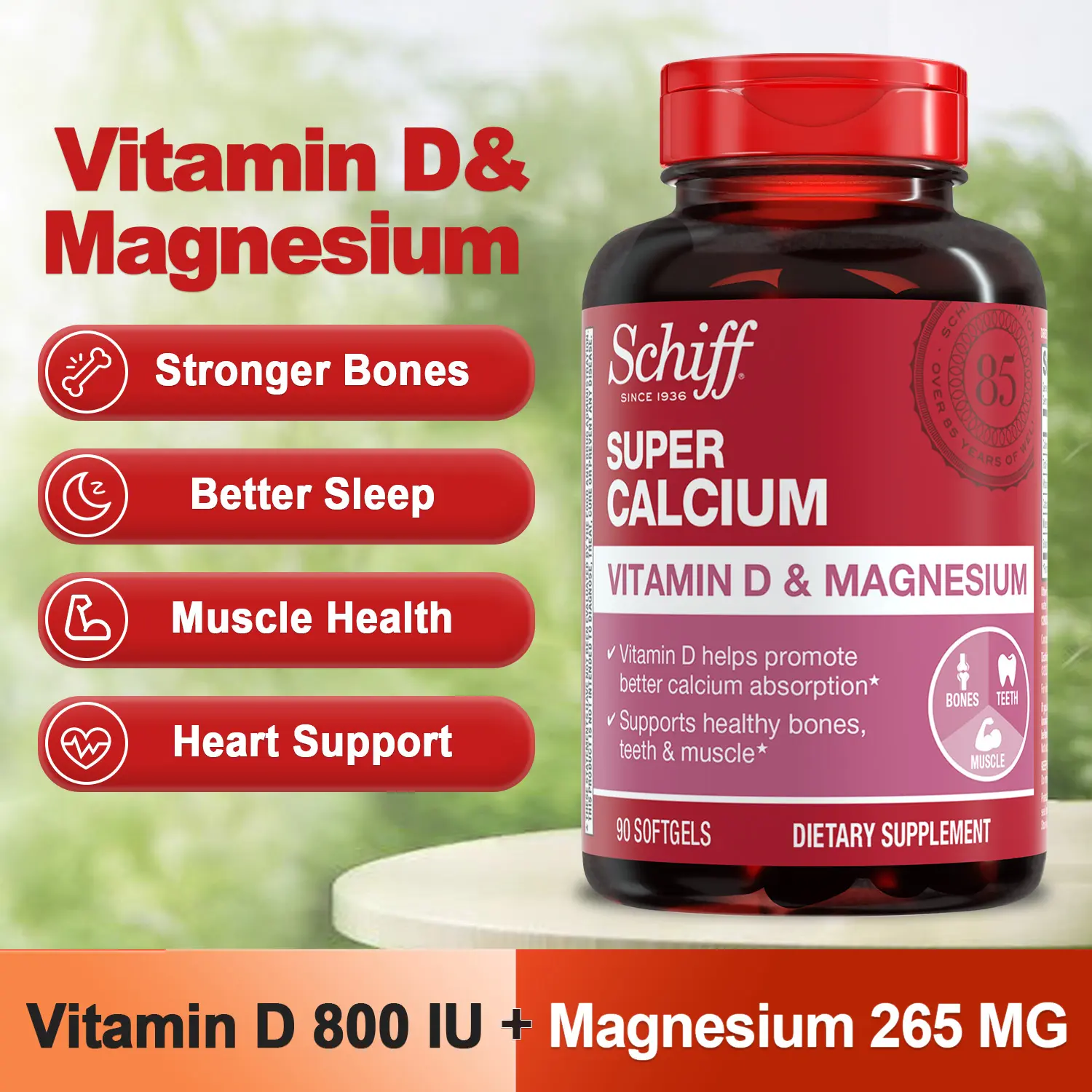Calcium with Magnesium Pack of 1