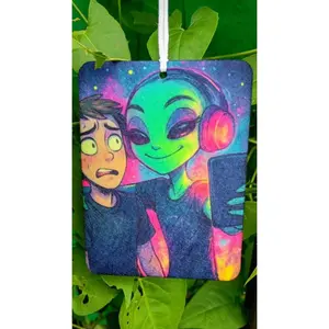Percy the Alien Reusable Air Freshener – Add Your Own Scent