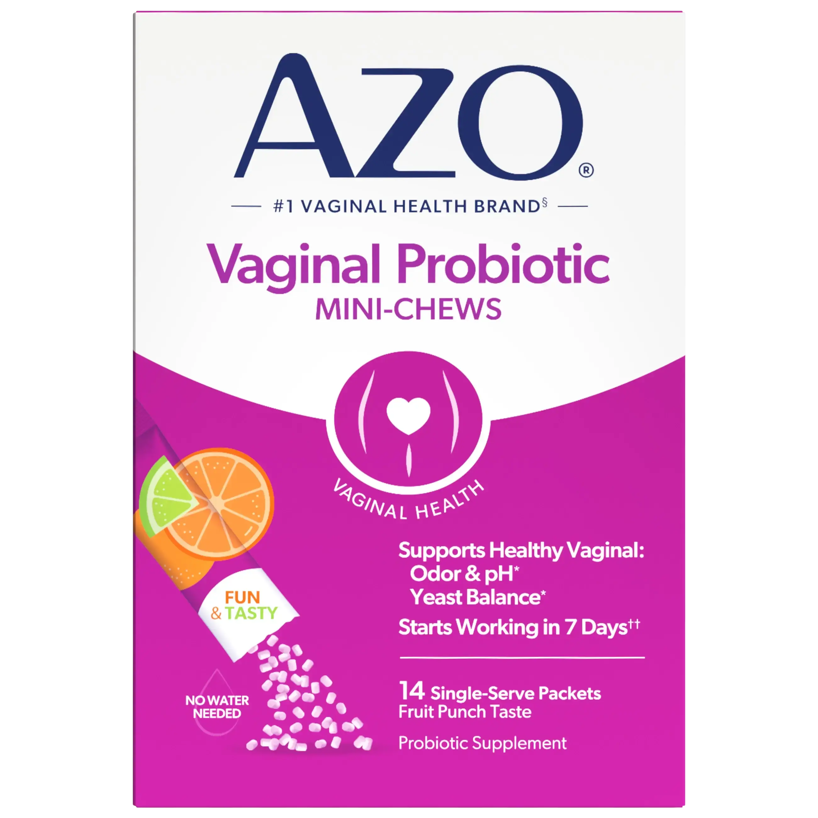 AZO® Vaginal Probiotic Mini-Chews Packets