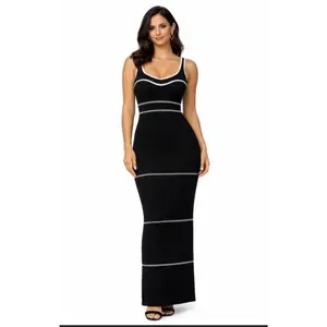 TFY Collection Black Crochet Dress