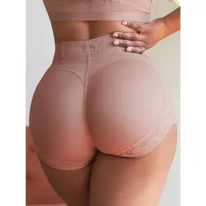 Shapewear Women Tummy Control Panties Waist Trainers Underwear with Anti-Slip Band Lingerie Women Compression Shorts Butt Lifter Shapewear basic minimalist multi color  High- Lace Girdle Shapewear Panty firm Waist